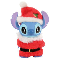 Figura de Stitch vestido de Santa