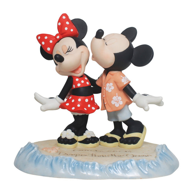 Figura de Mickey y Minnie: Nuestro amor es más profundo que el océano