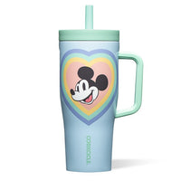 Vaso de acero inoxidable de Mickey Mouse con bombilla, 590 ml