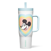 Vaso de acero inoxidable de Mickey Mouse con bombilla, 1,18 L