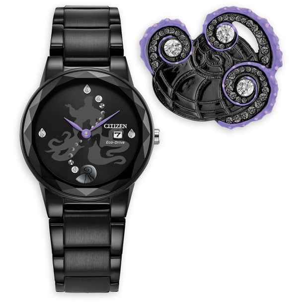 Reloj de Ursula para mujer con set de pines – La Sirenita