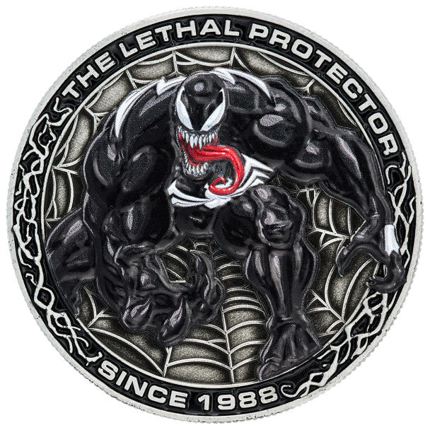 Set de reloj y moneda Venom para adultos, Citizen