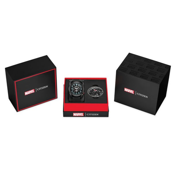 Set de reloj y moneda Venom para adultos, Citizen