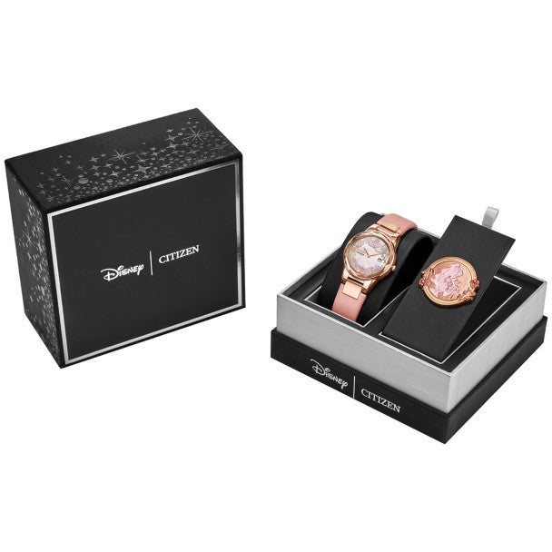 Set de reloj y pin de Belle | La Bella y la Bestia