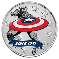 Set de reloj y moneda del 85.º aniversario de Captain America