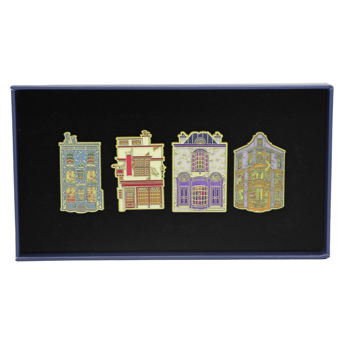 Set de pines navideños Diagon Alley