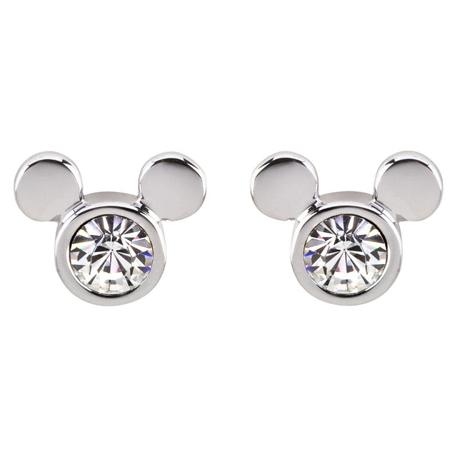 Aros de cristal con ícono de Mickey Mouse