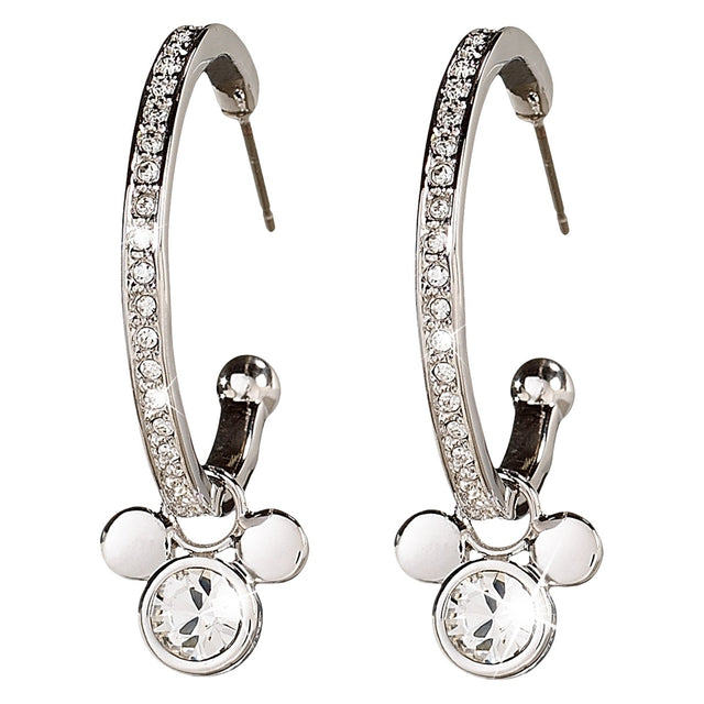 Aros de argolla con ícono de Mickey Mouse