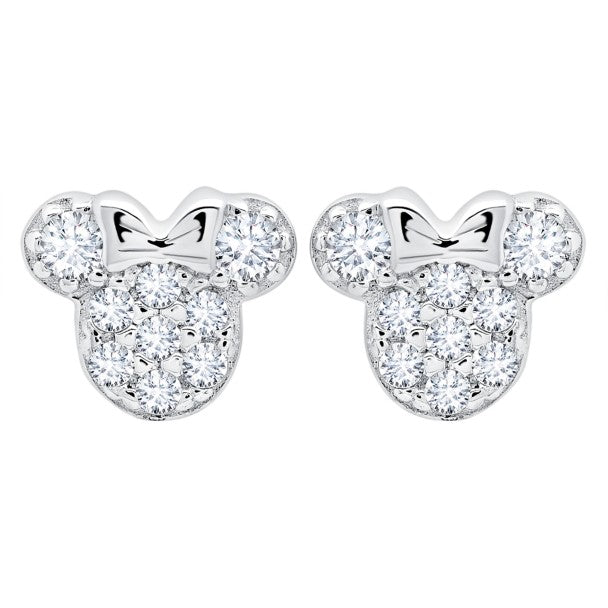 Aros tipo stud de Minnie Mouse para niños