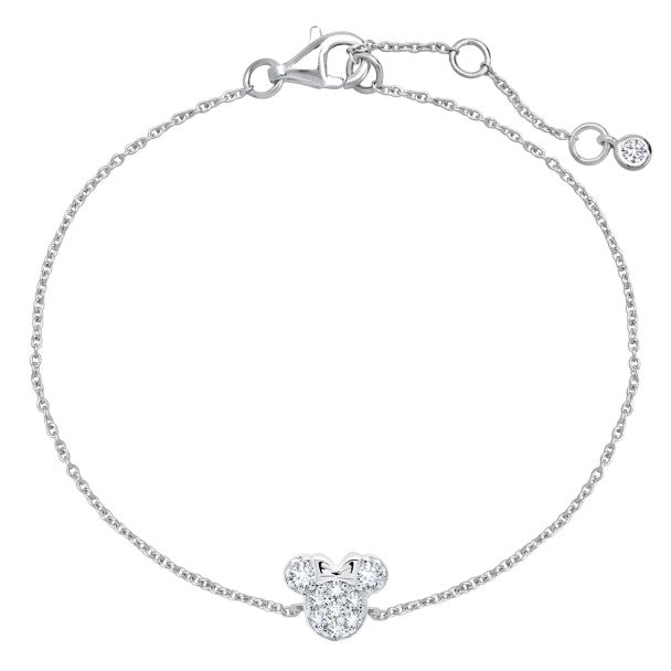 Pulsera con ícono de Minnie Mouse para niños