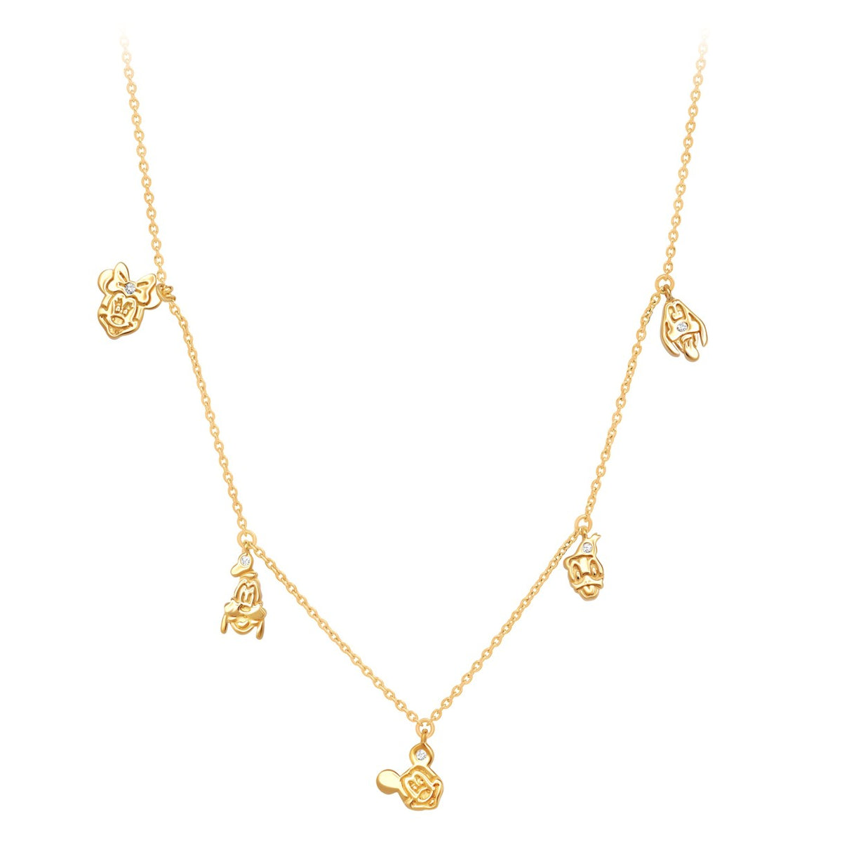 Collar con dijes de Mickey Mouse y sus amigos