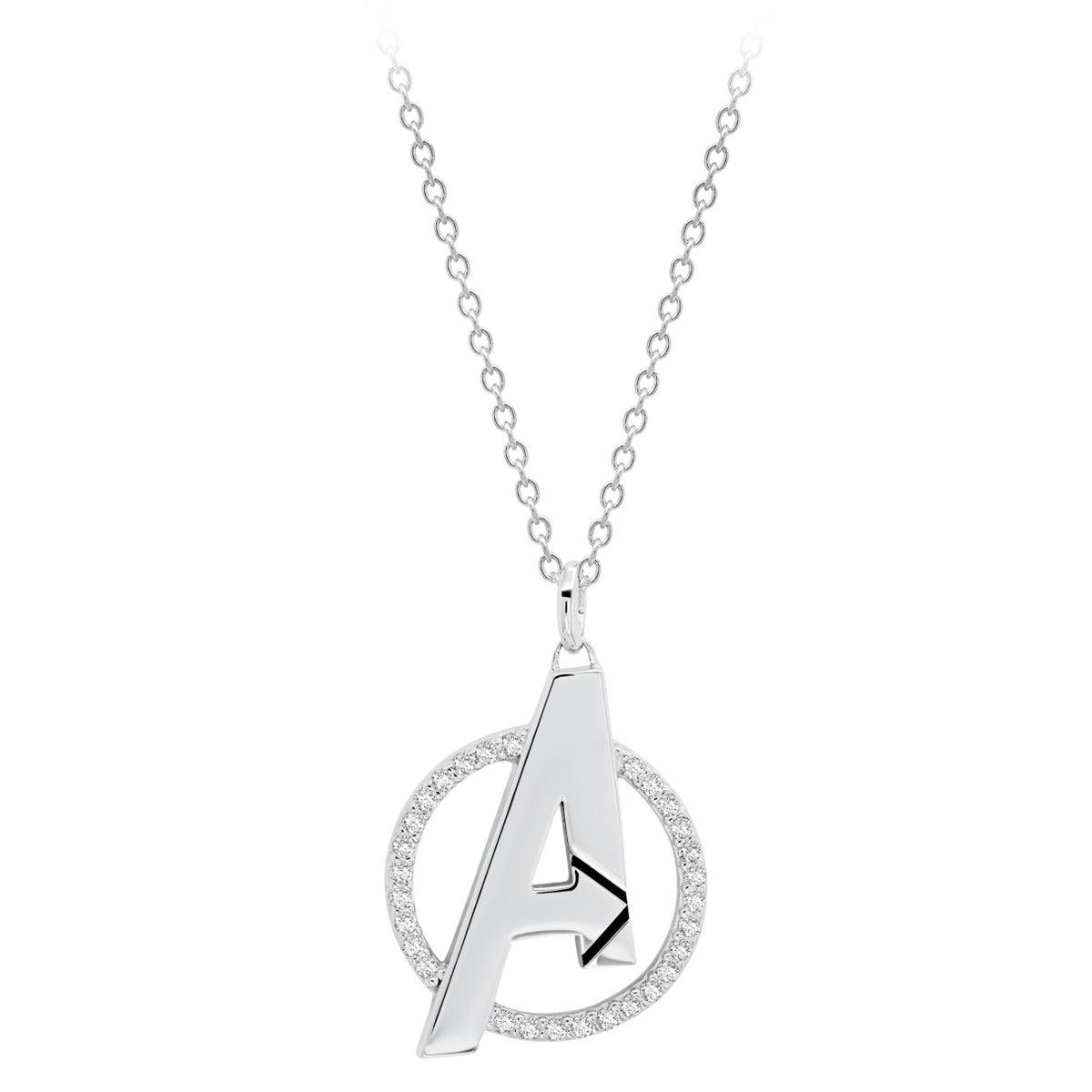 Collar con colgante del emblema de Avengers