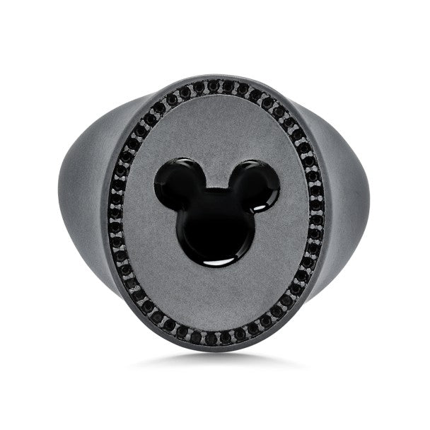 Anillo sello de Mickey Mouse para hombre