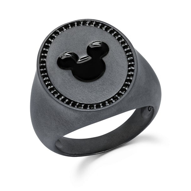 Anillo sello de Mickey Mouse para hombre