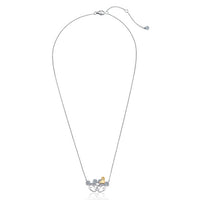 Collar con dije de Mickey Mouse y Minnie Mouse