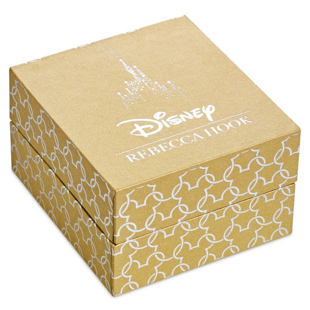 Aros Minnie Mouse pavé color oro rosa