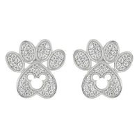 Aros con diseño de la pata de Mickey Mouse