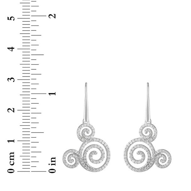 Aros en espiral con ícono de Mickey Mouse