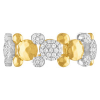 Anillo bicolor con ícono de Mickey Mouse