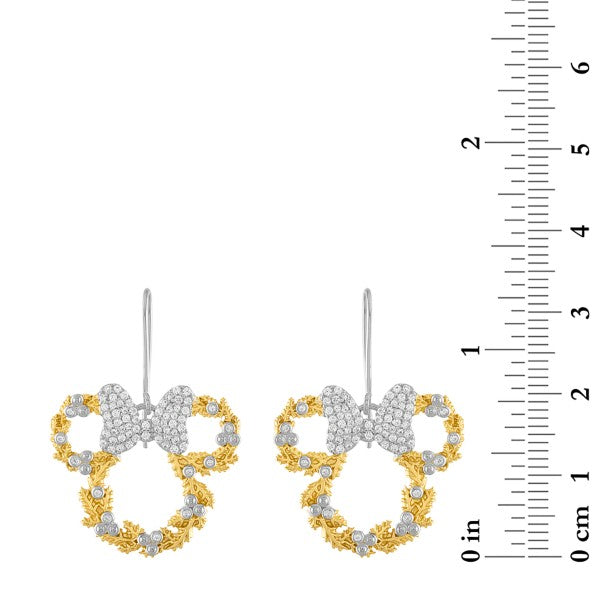 Aros de copos de nieve de Minnie Mouse