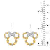 Aros de copos de nieve de Minnie Mouse