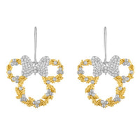 Aros de copos de nieve de Minnie Mouse
