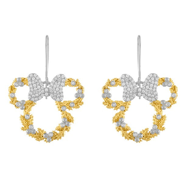 Aros de copos de nieve de Minnie Mouse