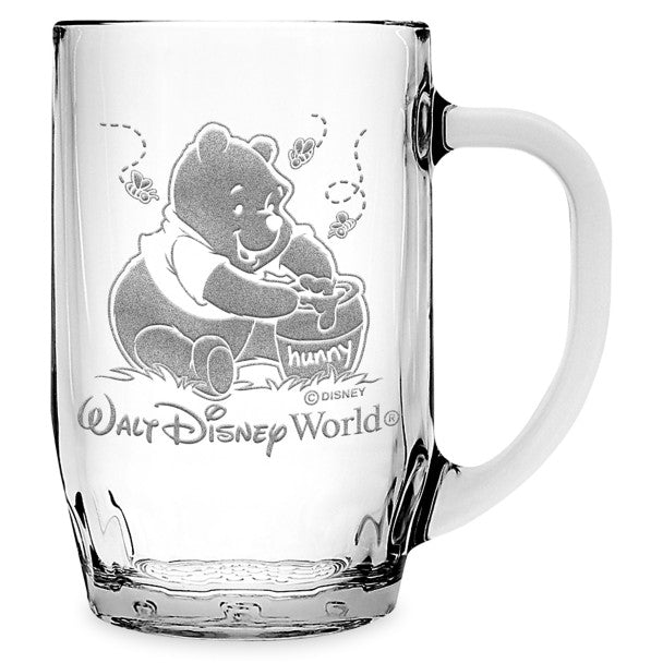 Taza de vidrio personalizable de Winnie the Pooh