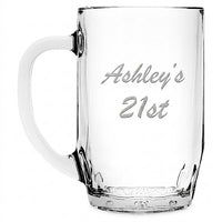 Taza de vidrio grande de Minnie Mouse personalizable