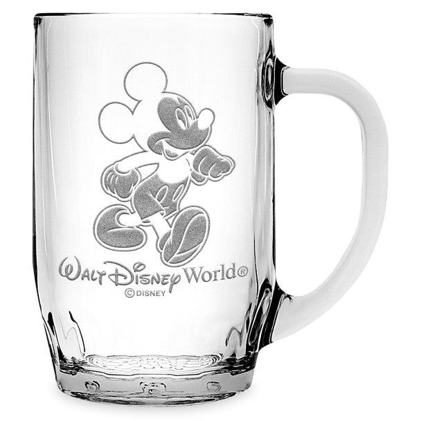 Tazón de vidrio grande personalizable de Mickey Mouse