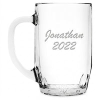 Taza de vidrio grande de Goofy, personalizable
