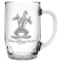 Taza de vidrio grande de Goofy, personalizable