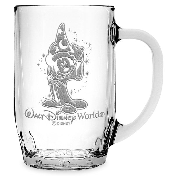 Taza de vidrio grande de Mickey Mouse, personalizable