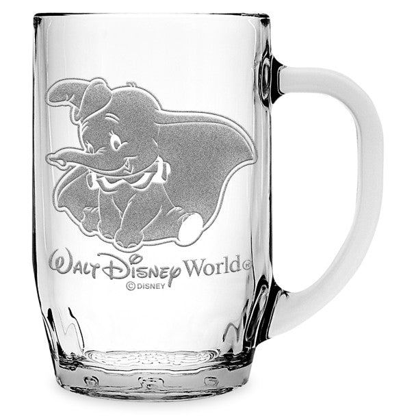 Taza de vidrio personalizable de Dumbo