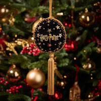 Adorno navideño de terciopelo Hogwarts
