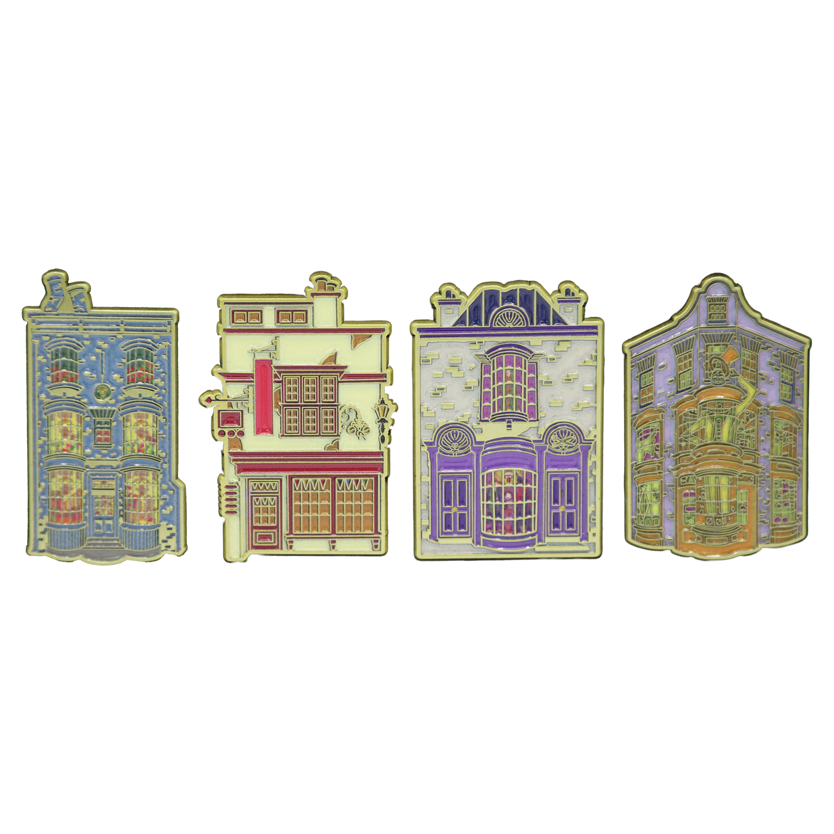 Set de pines navideños Diagon Alley
