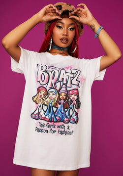 Polera Oversize The Girls With a Passion for Fashion - Bratz