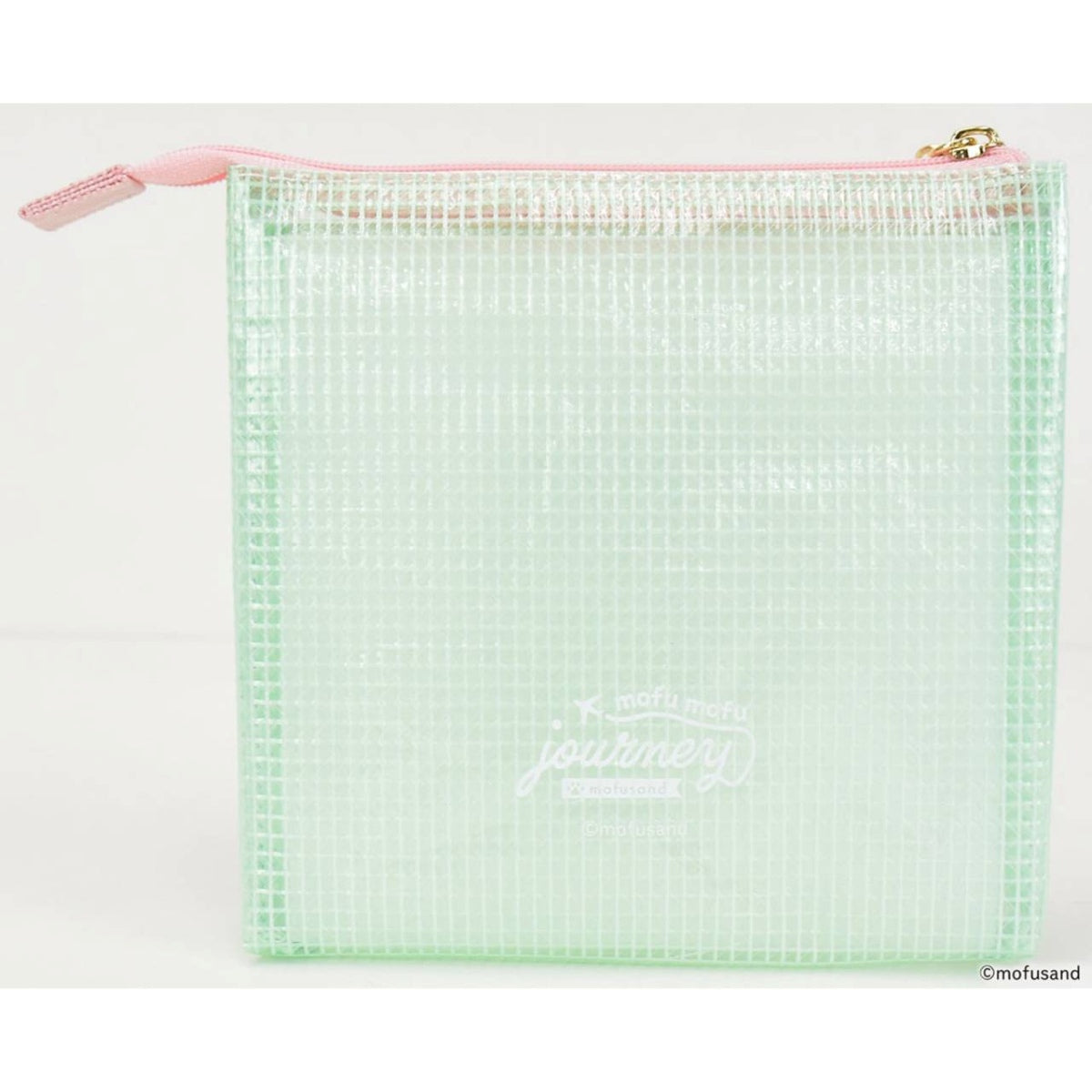 Mofusand Estuche cuadrado con glitter y 3 bolsillos