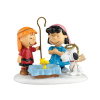 Figura Peanuts: Ensayo para el espectáculo de Navidad