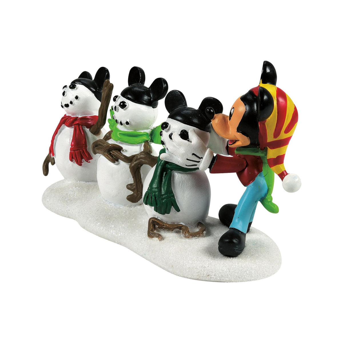 Figura Disney: Los tres muñecos de nieve de Mickey