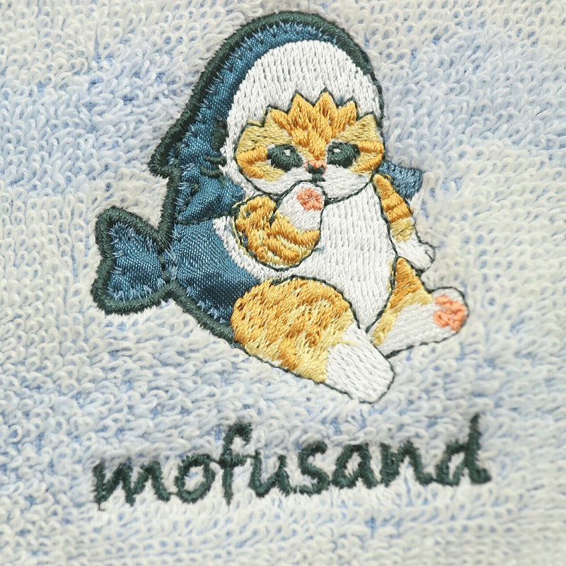 Toalla pequeña Mofusand Gatito Tiburón
