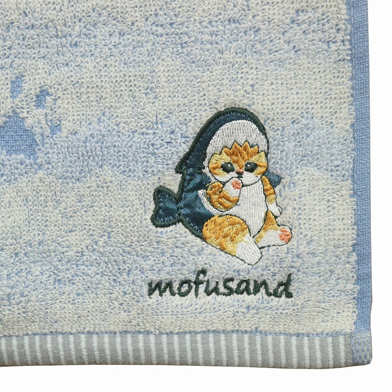 Toalla pequeña Mofusand Gatito Tiburón