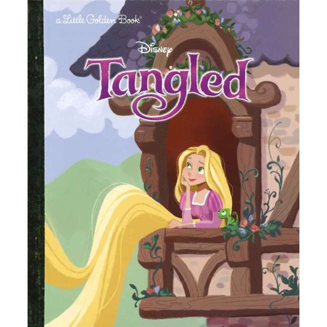 Libro ilustrado de Rapunzel en inglés