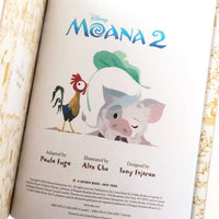 Libro ilustrado Moana 2