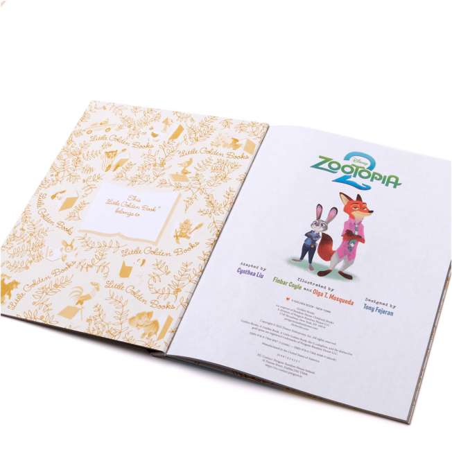 Libro ilustrado Zootopia 2