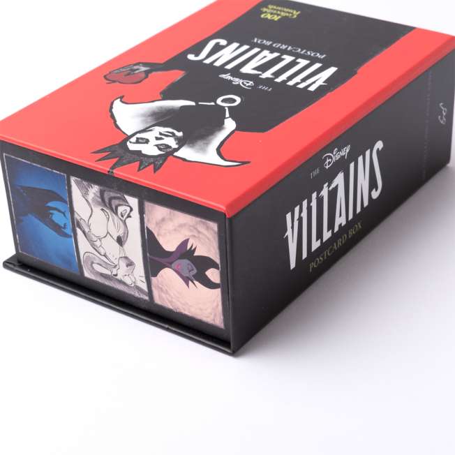 Caja de postales de Villanos Disney: 100 postales
