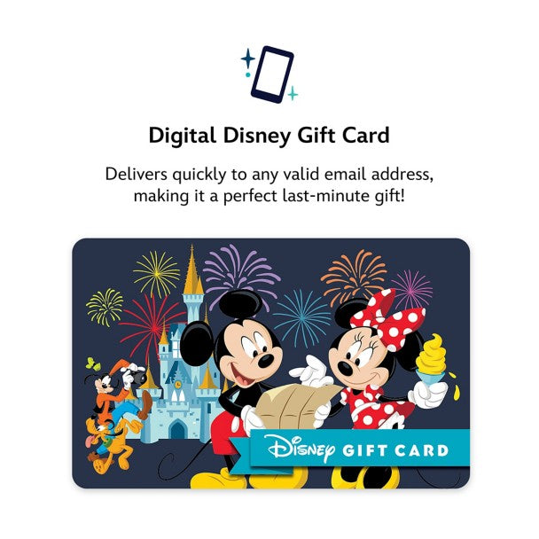 Tarjeta de regalo digital Disney: Fuegos artificiales