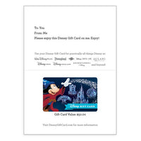 Tarjeta de regalo Disney de Mickey Mouse hechicero