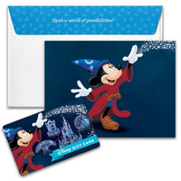 Tarjeta de regalo Disney de Mickey Mouse hechicero