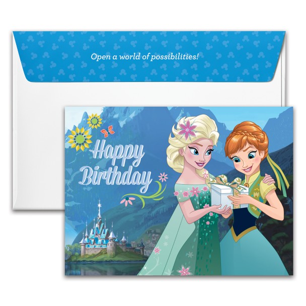 Tarjeta de regalo Disney Frozen: Feliz cumpleaños